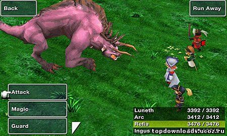 Скриншот из Final Fantasy III для android