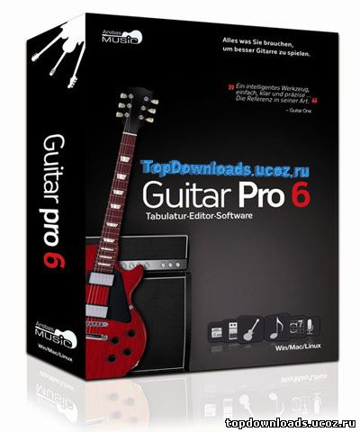 Скачать бесплатно Guitar Pro 6.0.8 с ключом